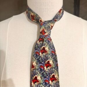 J.Garcia Collectors Edition Man's Silk Vintage Tie Holidays Geometrics Art